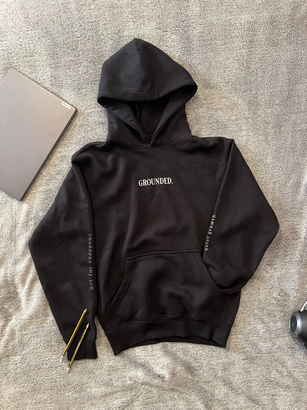 'Work Before Words' Heavyweight Hoodie
