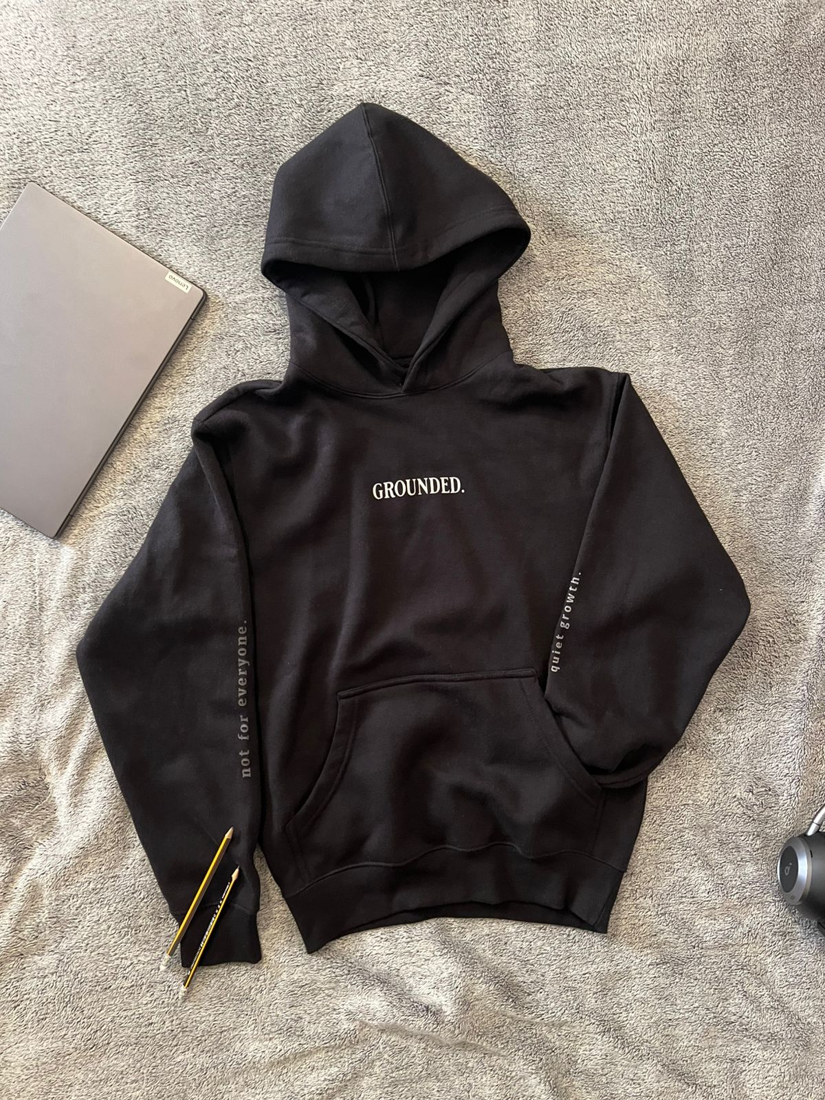 'Work Before Words' Heavyweight Hoodie
